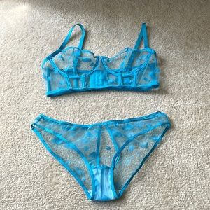 Le Petit Trou Nuage Corset Top and Nuage Brief